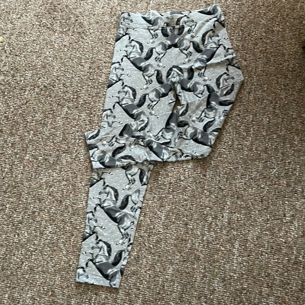 Horse grey leggings